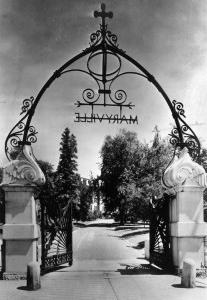 Maryville gate in 1941